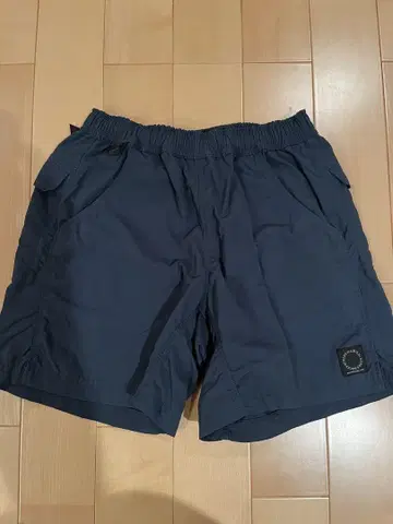 야마토미치 그린 숏팬츠 포켓 부착