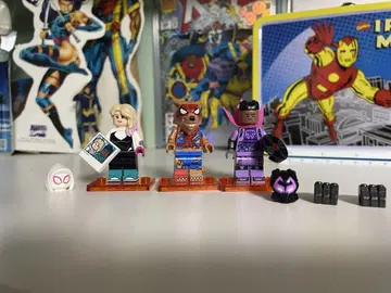LEGO 레고 미니 피규어 시리즈 스파이더버스 3체 세트