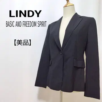 [ 새상품급 ] LINDY 어깨 패드 들어간 버튼 1개 테일러드 자켓