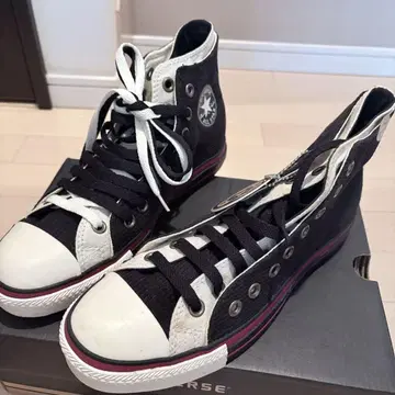 CONVERSE ALL STAR CENTURY 블랙 하이컷 스니커즈