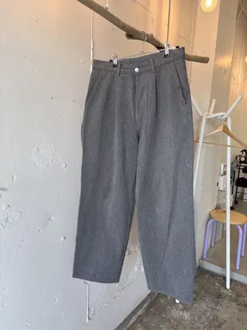 Colorfast Denim Two Tuck Tapered Pants