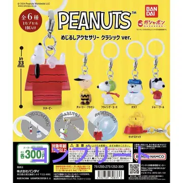PEANUTS 메지루시 액세서리 클래식 ver. 스누피 [ 총 6종 ]