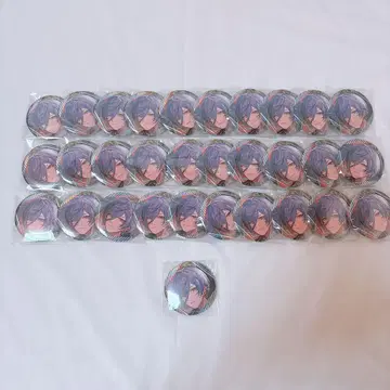 사카키 네스 halfAnniversary 캔뱃지 금박