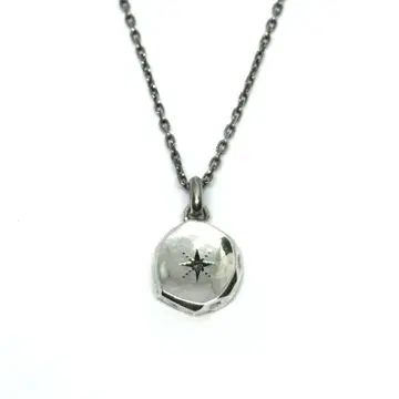 [ GARNI ] 가르니 플레이트 펜던트 목걸이 47cm SILVER