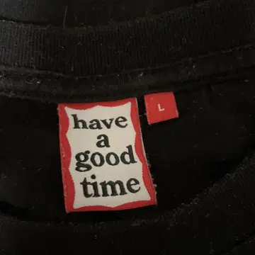 have a good time 블랙 T셔츠 L