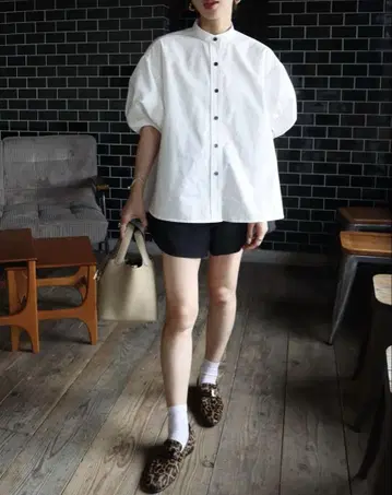 epa half oxford shirt'WHT'