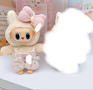 labubu 라브브 봉제 인형 의류 인형 옷 갈아입기 핑크 리본 세트