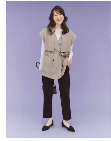 THREE SQUARE 슬림 레그 스트레치 팬츠 블랙 38 사이즈