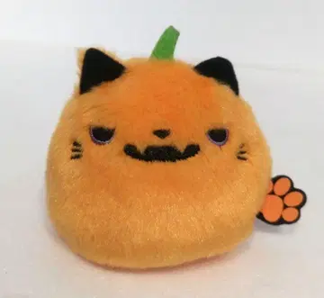 고양이 경단 할로윈 호박 저금통 봉제 인형 고양이 네코 산에이 무역