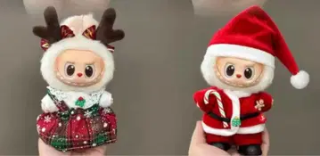 러브부용 귀여운 옷 갈아입기 산타클로스와 루돌프 코스프레 의상!