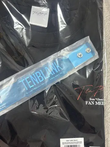 TENBLANK 투어 T ( L 사이즈 ) & 리스트 밴드