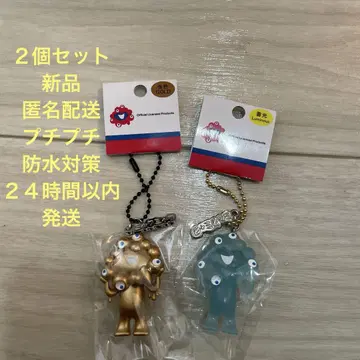 EXPO 간사이 만박 미야쿠미야쿠 축광 및 골드 입체 마스코트 키링