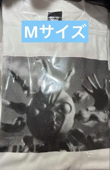 타로맨 하프톤 T셔츠 와시노 백화점 화이트 M 사이즈