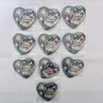 닌타마 란타로 난자타운 하트 캔뱃지 식만류삼랑