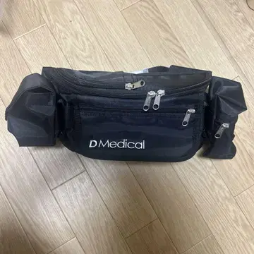 D 메디컬 바디백 웨스트 파우치 블랙