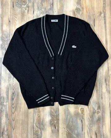 LACOSTE 블랙 가디건