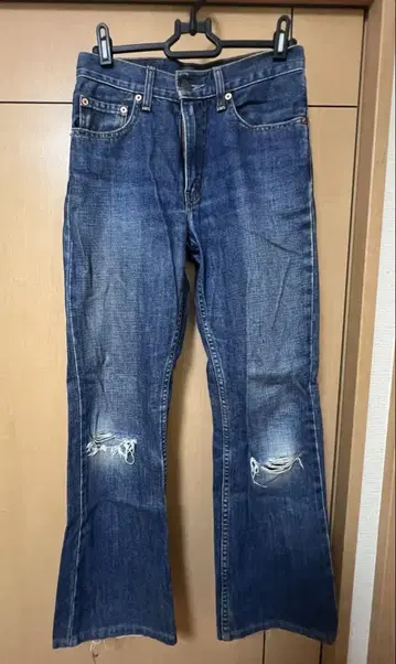 LEVI'S 플레어 데님 팬츠 인디고 W26