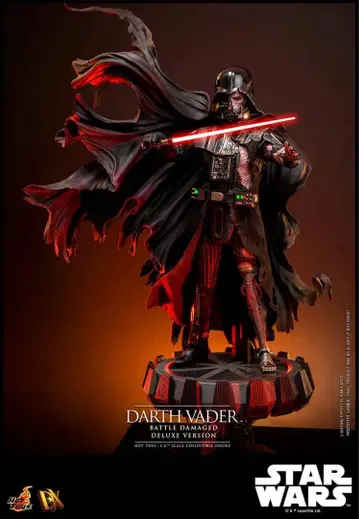 다스 베이더 배틀 데미지 1/6 다스 베이더 HOT TOYS