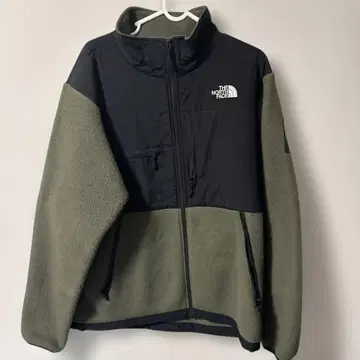 THE NORTH FACE XL 플리스 자켓 블랙/올리브