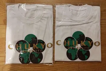 중쿄대학 오리지널 CHUKYO UNIVERSITY T셔츠 2장 세트
