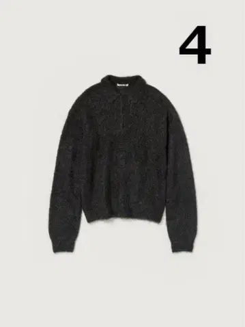 BRUSHED SUPER KID MOHAIR KNIT POLO 4