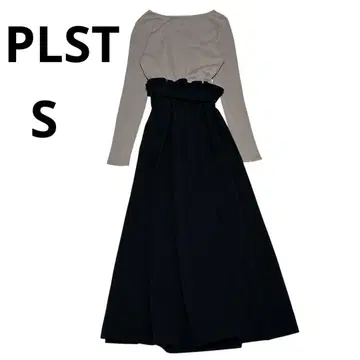 PLST 플라스테 도킹 원피스 리브 롱 스커트 S 가을