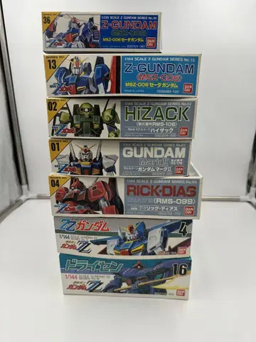 당시물 건담 프라모델 Z 건담 ZZ 건담 구 키트 7