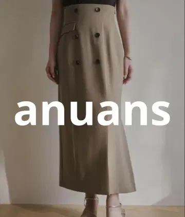 anuans 스커트 SMALL 베이지 여성용