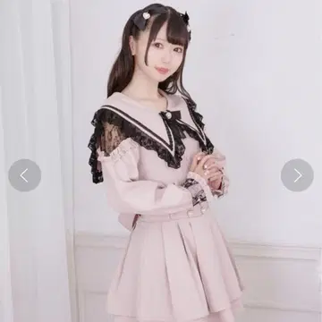 Pal elfy 세일러 카라 프릴 원피스