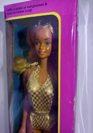 레어 SUN GOLD malibu BARBIE 1983