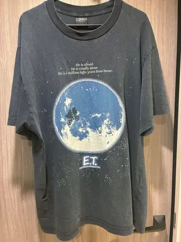 오오모리 모토키도 착용! E.T. 그래픽 티셔츠 L 사이즈 GU