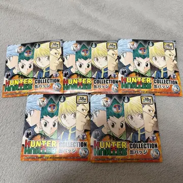HUNTER x HUNTER 헌터헌터 컬렉션 캔뱃지 5종 세트