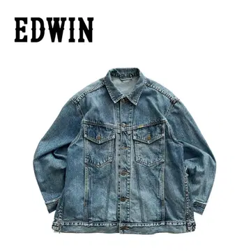 [ Remake ] EDWIN 에드윈 90s~ 절개 데님 자켓