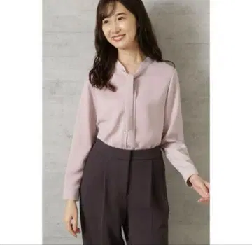 [ 새상품급 ] 내추럴 뷰티 베이직 보타이 블라우스