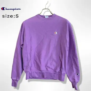 챔피온 리버스 위브 맨투맨 구제 의류 Champion 퍼플 S