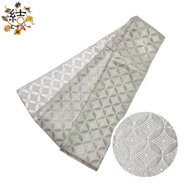 MO-3508 남성용 오비 칠보 무늬 화이트 컬러 은사