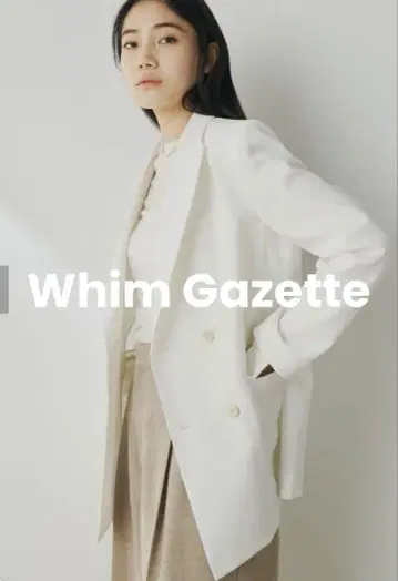 미사용 새상품 택 포함 whim gazette 윔 가젯 시어 더블 자켓