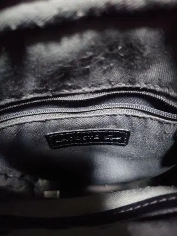 LACOSTE 블랙 숄더백