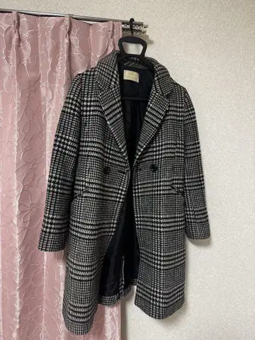 any SIS 체스터 코트 체크 무늬