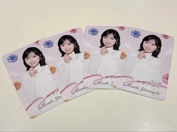 야마우치 미즈키 트레이딩 카드 4장 세트