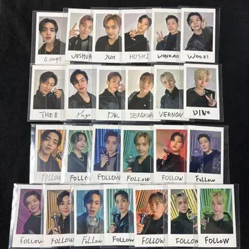 SEVENTEEN follow 인스턴트 사진 폴라로이드