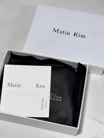 Matin Kim 실버 카드 케이스