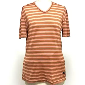 byblos t-shirt orange strips, Men's IT48