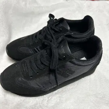 새상품급 hawkins sport 블랙 스웨이드 나일론 스니커즈