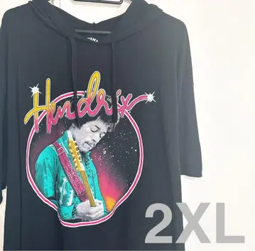 Jimi Hendrix 프린트 후드티 셔츠
