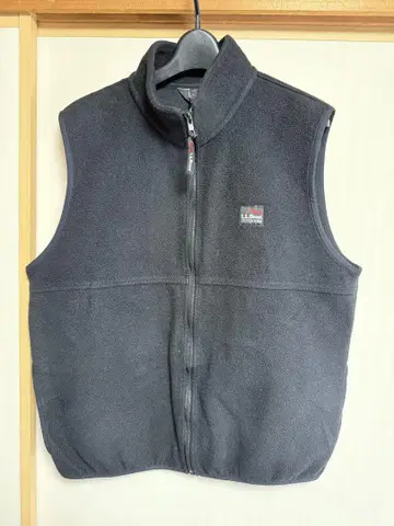 90s LL.Bean 블랙 플리스 베스트