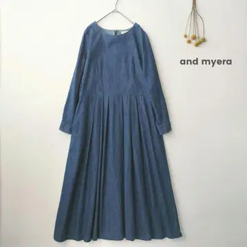 and myera 안드마이라 턱 데님 원피스 펠리시모