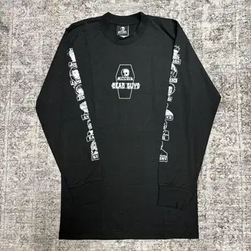skull skates 롱티 dead guys 소매 프린트 캐나다제