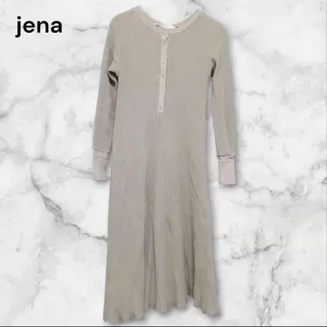 새상품급 제나 에스파스 메르베유 와플 원피스 FREE 면100%