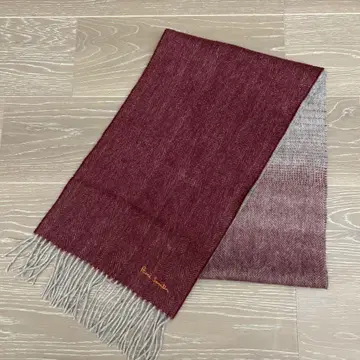 Paul Smith 머플러 리버서블 와인 레드 x 그레이 영국제